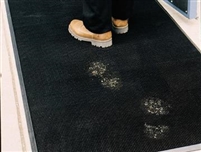 FINGERTIP MAT, BLACK, 36"X 72"