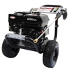 Pressure Washer, Gas Engine, Portable 4 Wheel Cart