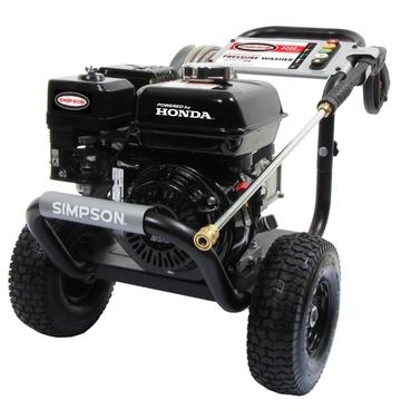 Pressure Washer, Gas Engine, Portable 4 Wheel Cart