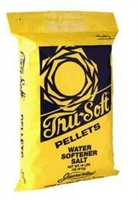 TRU SOFT EVAPORATED WATER SOFTENER SALT PELLETS, 50 LB BAG.