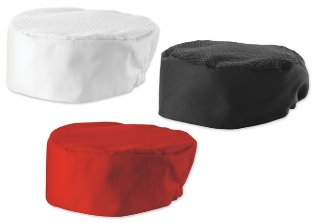 Red Regular Size Ventilated Pillbox Hats