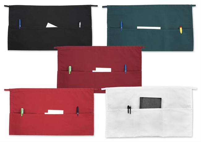 Black 3-Pocket Waist Apron