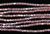 4mm Firepolish Czech Glass Beads - Milky Pink AB