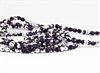 4mm Firepolish Czech Glass Beads - Transparent Amethyst Silver Half Coat