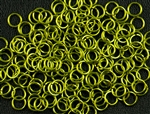 1oz Open Jump Rings Copper Core - 5mm 18G - PERIDOT