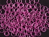 1oz Open Jump Rings Copper Core - 7mm 18G - HOT PINK