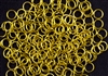 1oz Open Jump Rings Copper Core - 7mm 18G - YELLOW