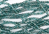 4mm Czech Glass Round Spacer Beads - Teal Celsian