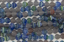 9mm Czech Shells - High Tide Low Tide Blue Matte Mix