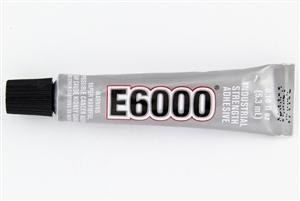 E6000 Glue .18oz Tube Waterproof Flexible Clear/Transparent