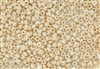 6/0 Czech Seed Beads - Etched Cream Champagne Luster