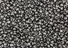 6/0 Czech Seed Beads - Etched Chrome Metallic