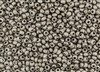 6/0 Czech Seed Beads - Etched Argentic Metallic