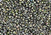 6/0 Czech Seed Beads - Etched Crystal Full Vitrail