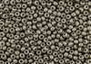 6/0 Czech Seed Beads - Etched Nickel Plated