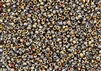 8/0 Czech Seed Beads - Etched Crystal Full Marea