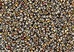 8/0 Czech Seed Beads - Etched Crystal Full Marea