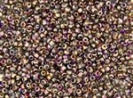 8/0 Czech Seed Beads - Etched Crystal Full Sliperit