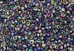 8/0 Czech Seed Beads - Etched Crystal Magic Blue
