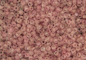 8/0 Czech Seed Beads - Etched Crystal Lilac Luster