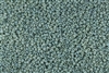 11/0 Czech Seed Beads - Etched Green Luster