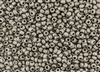 11/0 Czech Seed Beads - Etched Argentic Metallic