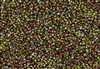 11/0 Czech Seed Beads - Etched Crystal Magic Apple