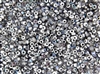 11/0 Czech Seed Beads - Etched Crystal Silver Rainbow
