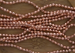 3mm Firepolish Czech Glass Beads - Copper Penny Metallic