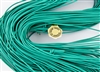 1.5mm Premium Greek Leather Cord - 5 Yards - Aqua