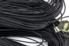 1.5mm Premium Greek Leather Cord - 5 Yards - Black