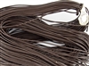 1.5mm Premium Greek Leather Cord - 5 Yards - Brown