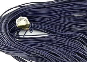 1.5mm Premium Greek Leather Cord - 5 Yards - Dark Blue