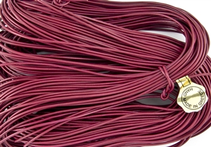 1.5mm Premium Greek Leather Cord - 5 Yards - Dark Rose