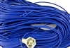 1.5mm Premium Greek Leather Cord - Sold by 1 Yard / 3 Feet - Blue