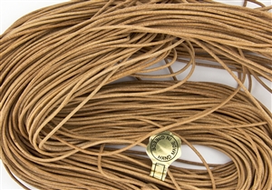 1.5mm Premium Greek Leather Cord - Sold by 1 Yard / 3 Feet - Natural