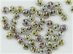 6mm Flat Lentils CzechMates Czech Glass Beads - Opaque Green Ultra Luster L18