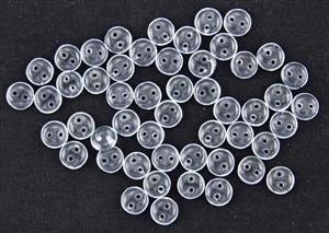 6mm Flat Lentils CzechMates Czech Glass Beads - Alexandrite Transparent (Color Changing) L82