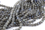 9mm Natural Labradorite Gemstone Round Beads
