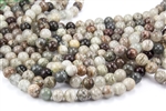 12mm Natural Lodolite Quartz / Garden Quartz Gemstone Round Beads