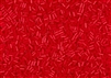 #1 Bugle 3mm Japanese Miyuki Glass Beads - Opaque Red #408