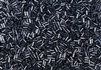 #1 Bugle 3mm Japanese Miyuki Glass Beads - Gunmetal Metallic #451