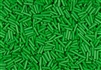 #2 Bugle 6mm Japanese Miyuki Glass Beads - Opaque Green #411