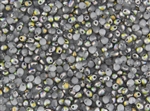3.4mm Drop Miyuki Japanese Seed Beads - Crystal Vitrail Matte