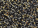 3.4mm Drop Miyuki Japanese Seed Beads - Black Marea