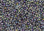 3.4mm Drop Miyuki Japanese Seed Beads - Crystal Magic Blue