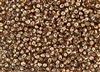 3.4mm Drop Miyuki Japanese Seed Beads - Crystal Capri/Apollo Gold