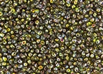 3.4mm Drop Miyuki Japanese Seed Beads - Crystal Magic Green