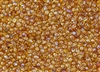 3.4mm Drop Miyuki Japanese Seed Beads - Crystal Orange Rainbow