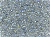 3.4mm Drop Miyuki Japanese Seed Beads - Crystal Blue Rainbow